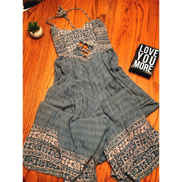 Free People Pants - Free People Aztec Wide Legged Jumpsuit